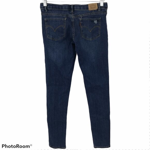 Levis 710 Super Skinny Distressed Jeans Size 16Reg - Picture 15 of 15